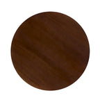 Table de salle à manger ronde en bois à lattes de 48 pouces de Middlebrook Designs