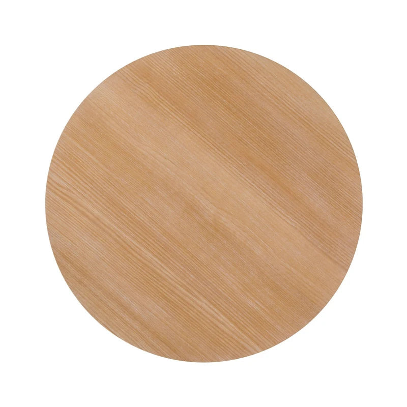 Table de salle à manger ronde en bois à lattes de 48 pouces de Middlebrook Designs