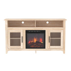 Meuble TV cheminée Middlebrook 58 pouces à 2 portes