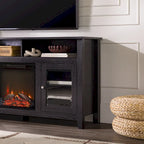 Meuble TV cheminée Middlebrook 58 pouces à 2 portes