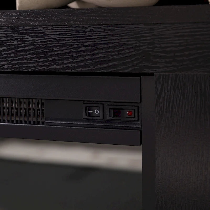 Meuble TV cheminée Middlebrook 58 pouces à 2 portes