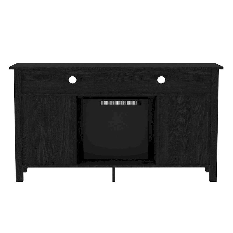 Meuble TV cheminée Middlebrook 58 pouces à 2 portes