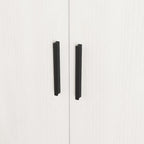 Meuble à chaussures, étagère à chaussures à 4 niveaux avec 1 tiroir, meuble de rangement à chaussures autoportant avec 2 portes et étagères réglables