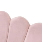 Cadre de lit de jour rembourré pleine grandeur avec dossier incurvé et lit gigogne, blanc