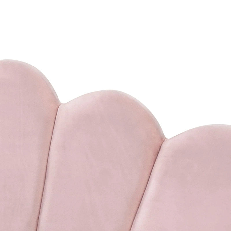 Cadre de lit de jour rembourré pleine grandeur avec dossier incurvé et lit gigogne, blanc