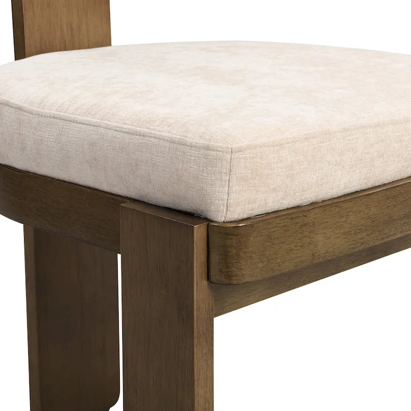 Christopher Knight Home - Chaises de salle à manger rembourrées Oliver, assises élégantes et confortables, lot de 2