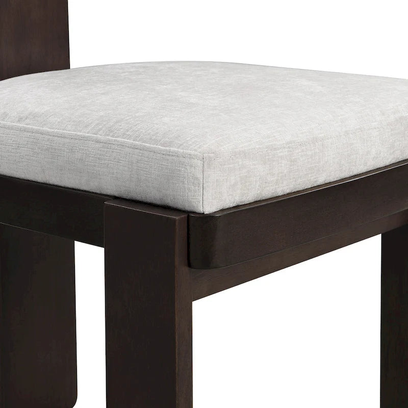 Christopher Knight Home - Chaises de salle à manger rembourrées Oliver, assises élégantes et confortables, lot de 2