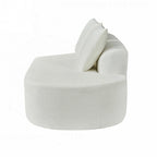 Canapé d'angle incurvé moderne avec revêtement de haute qualité et assise spacieuse