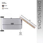 Pouf réversible et polyvalent avec un grand espace de rangement pour un style de vie élégant