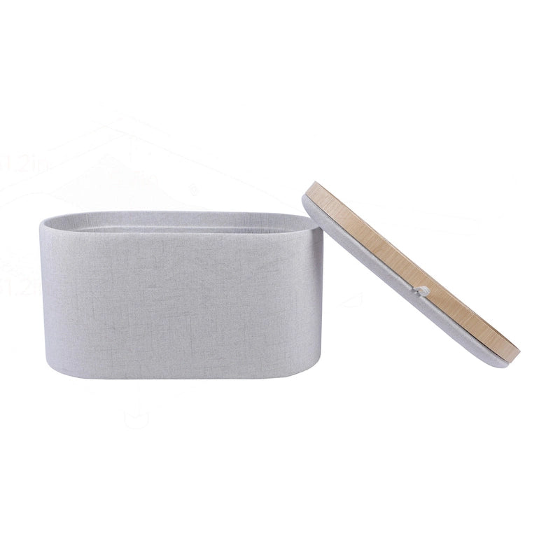 Pouf réversible et polyvalent avec un grand espace de rangement pour un style de vie élégant