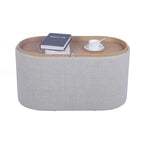 Pouf réversible et polyvalent avec un grand espace de rangement pour un style de vie élégant
