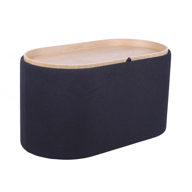 Pouf réversible et polyvalent avec un grand espace de rangement pour un style de vie élégant