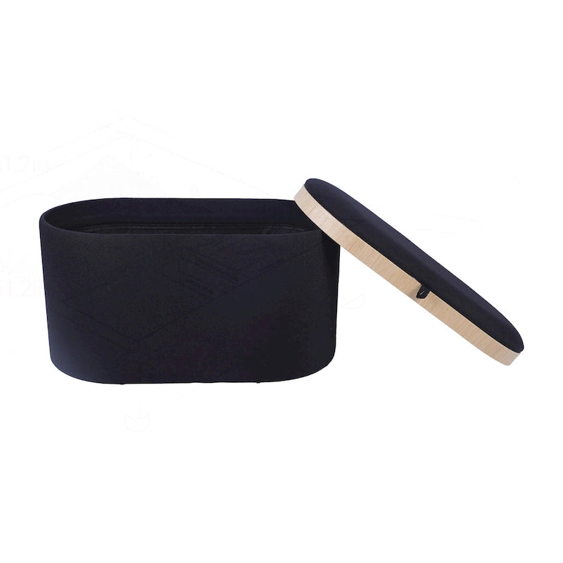 Pouf réversible et polyvalent avec un grand espace de rangement pour un style de vie élégant