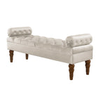 Banc long en velours pour chambre à coucher, banc de fenêtre capitonné, banc d'entrée, banc traversin pour salon