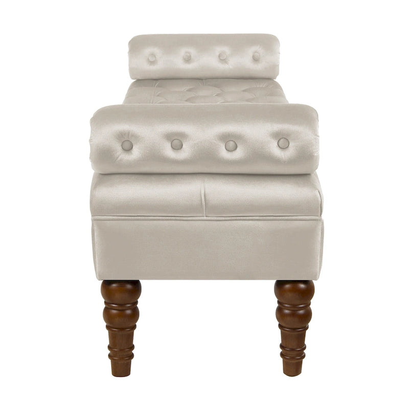 Banc long en velours pour chambre à coucher, banc de fenêtre capitonné, banc d'entrée, banc traversin pour salon