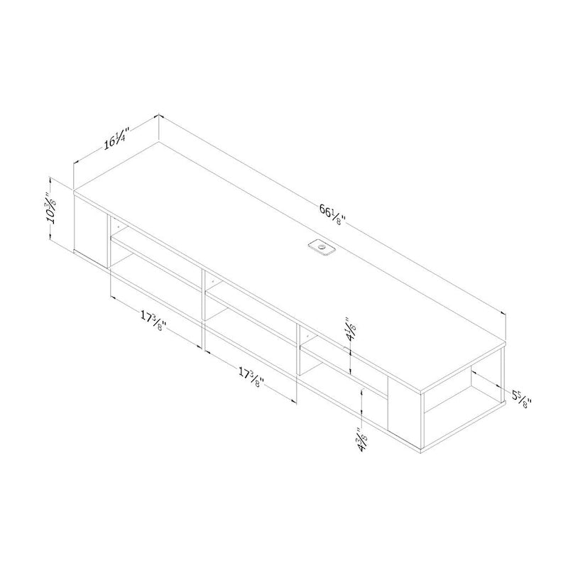Console murale large South Shore City Life 66