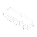 Console murale large South Shore City Life 66