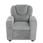 Fauteuil inclinable pour enfants avec repose-pieds et porte-gobelets
