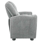 Fauteuil inclinable pour enfants avec repose-pieds et porte-gobelets