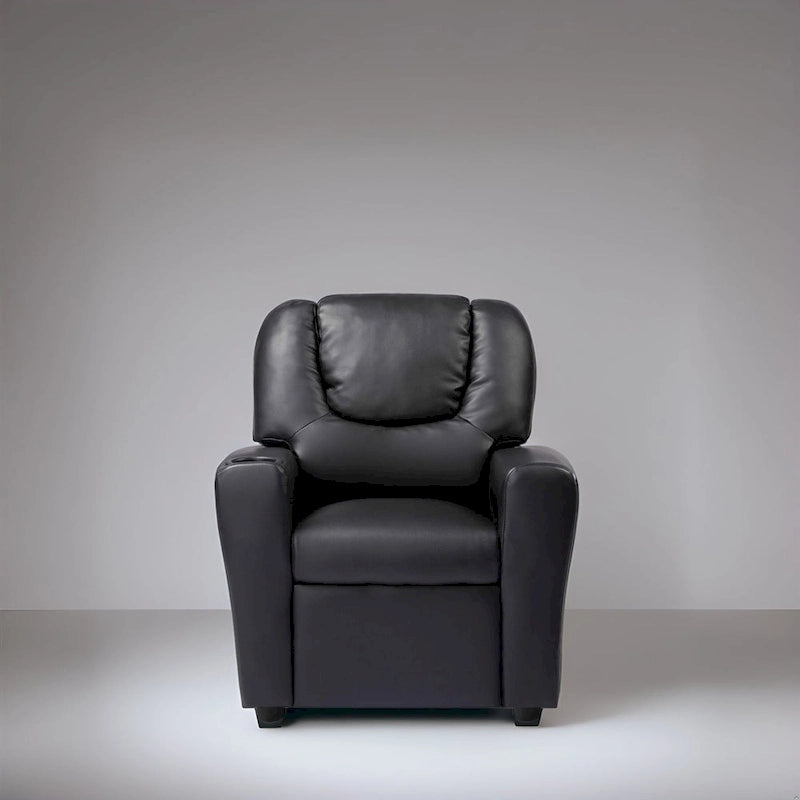 Fauteuil inclinable pour enfants avec repose-pieds et porte-gobelets