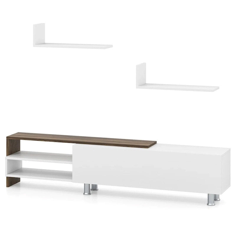 TV Stand Modern Entertainment Center Cabinet for TVs Up to 80 Inches - 73 inches