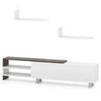 TV Stand Modern Entertainment Center Cabinet for TVs Up to 80 Inches - 73 inches