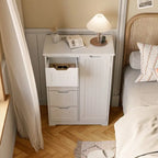 Meuble de rangement de cuisine 33, meuble de rangement de salle de bain autoportant en bois avec 4 tiroirs pour cuisine et salle à manger