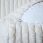 Canapé d'angle modulaire en peluche douce, canapé moderne rembourré pour salon