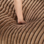 Canapé d'angle modulaire en peluche douce, canapé moderne rembourré pour salon