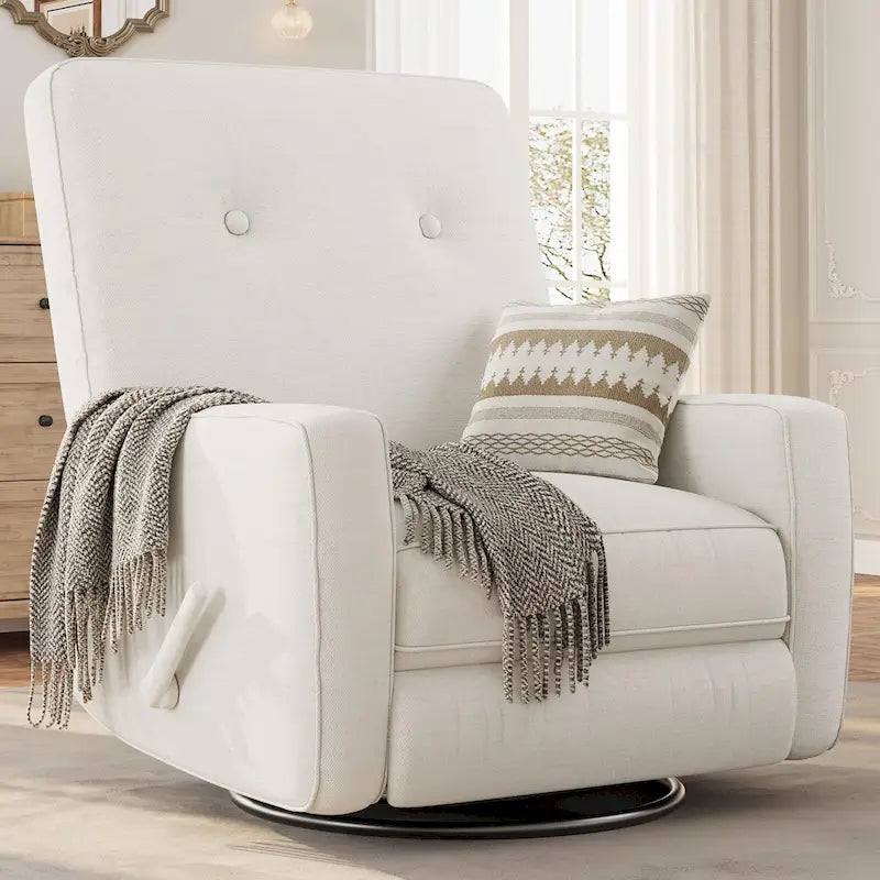 Fauteuils inclinables, fauteuils à bascule pivotants, fauteuils inclinables à bascule, fauteuils inclinables pour adultes, fauteuils à bascule pivotants à 360°