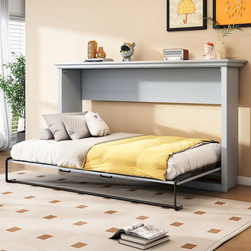 Twin Size Space-Saving Murphy Bed for Guests