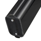 Table console 60 en placage de bois d'acacia courbé - Design minimaliste avec pieds en bois massif