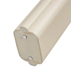 Table console 60 en placage de bois d'acacia courbé - Design minimaliste avec pieds en bois massif