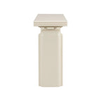 Table console 60 en placage de bois d'acacia courbé - Design minimaliste avec pieds en bois massif