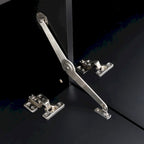 Meuble mural de 104,2 cm avec étagères et placards pour téléviseurs jusqu'à 78 pouces.