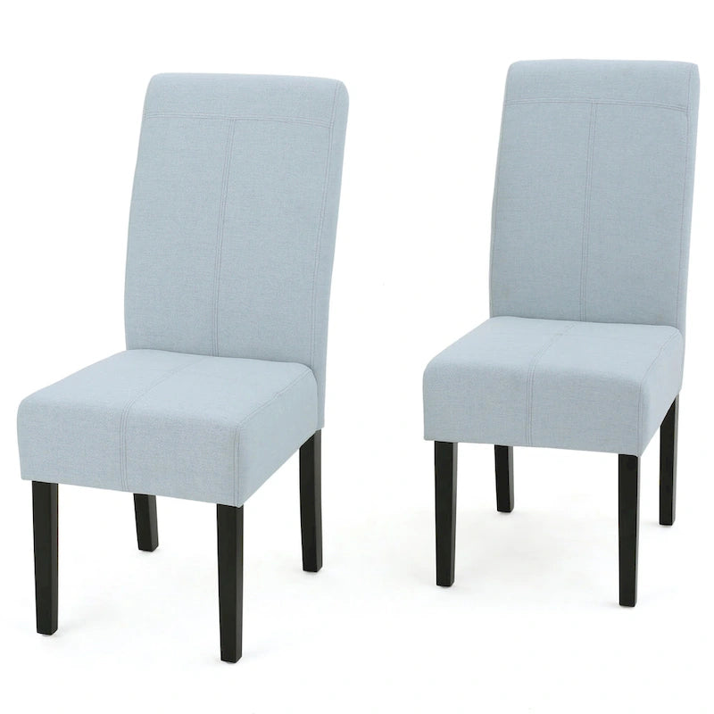 Chaises de salle à manger en tissu Pertica (lot de 2) par Christopher Knight Home - 45 cm L x 65 cm l x 101 cm H