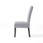 Chaises de salle à manger en tissu Pertica (lot de 2) par Christopher Knight Home - 45 cm L x 65 cm l x 101 cm H