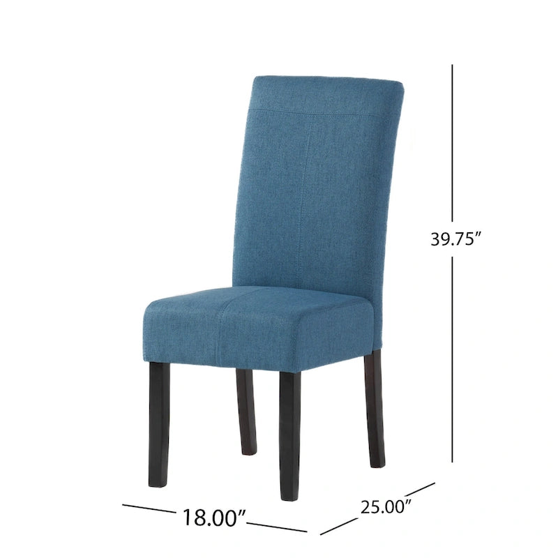 Chaises de salle à manger en tissu Pertica (lot de 2) par Christopher Knight Home - 45 cm L x 65 cm l x 101 cm H