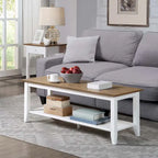 Table basse American Heritage de Convenience Concepts avec étagère