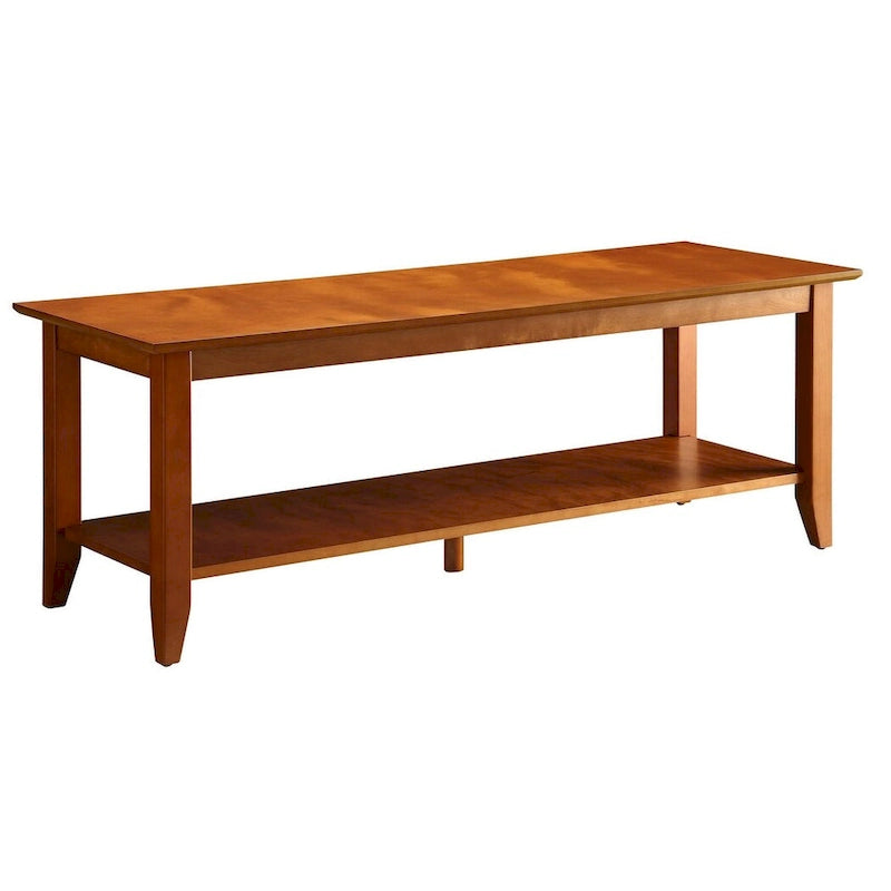 Table basse American Heritage de Convenience Concepts avec étagère