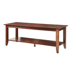 Table basse American Heritage de Convenience Concepts avec étagère