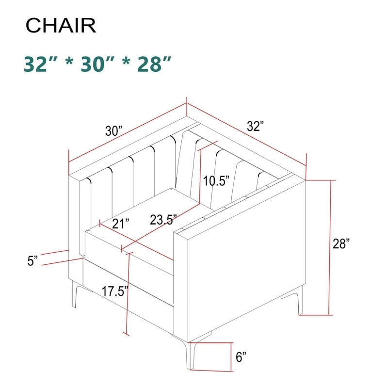 Ensemble canapé et fauteuil Morden Fort Modern 2 pièces en velours gris hollandais, pieds en fer