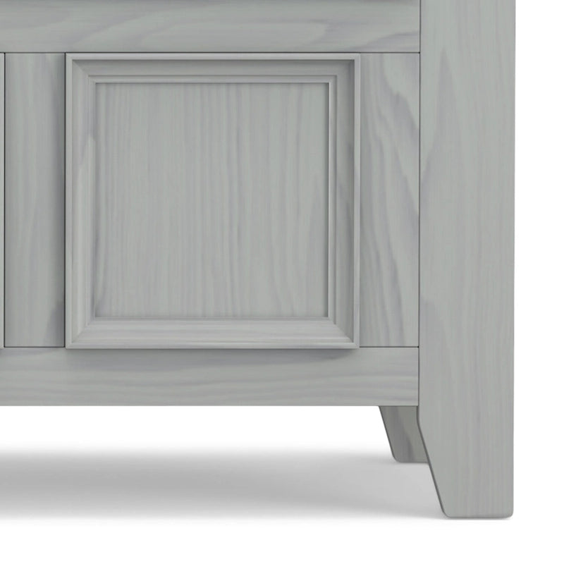 Banc d'entrée transitionnel en bois massif WYNDENHALL Halifax de 122 cm de large - 122 cm de large