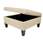 Pouf surdimensionné capitonné Madison Squared de MJL Furniture