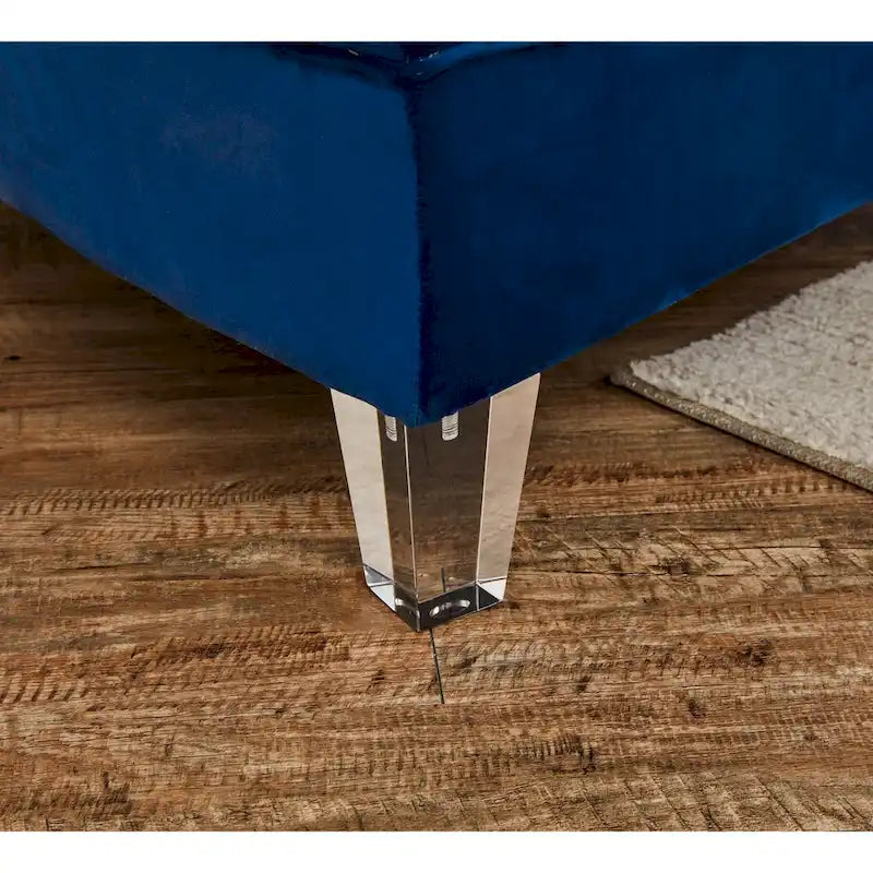 Canapé d'angle modulaire symétrique incurvé en velours 138,6