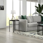 Table d'appoint ronde Gaia 20 pouces de large avec plateau en MDF