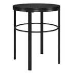 Table d'appoint ronde Gaia 20 pouces de large avec plateau en MDF