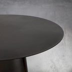 Table basse ronde d'extérieur CraftHome, moderne et élégante, avec un piètement robuste en fer.