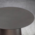 Table basse ronde d'extérieur CraftHome, moderne et élégante, avec un piètement robuste en fer.
