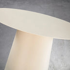 Table basse ronde d'extérieur CraftHome, moderne et élégante, avec un piètement robuste en fer.